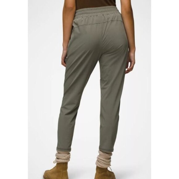 Prana Railay Straight Pants Women Size Medium NWT UPF 50+ Stretch Rye Green - Picture 2 of 16